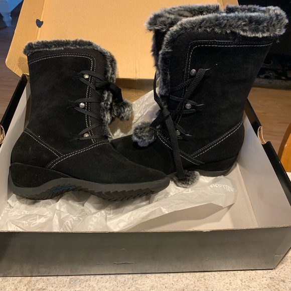 Suede winter booties - Picture 2 of 8